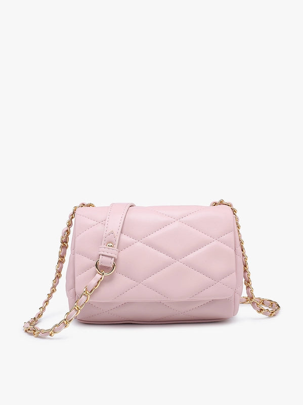 Prague Quilted Crossbody with Chain Strap