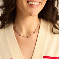 Nickel and Suede GBR Necklace