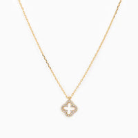 Open Clover Pendant Necklace