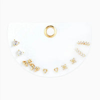 Dainty Sparkle Earring Set