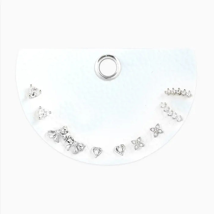 Dainty Sparkle Earring Set