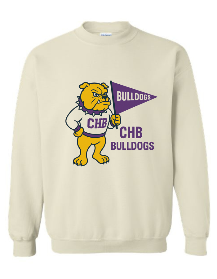 CHB Bulldogs Vintage Mascot Tee & Sweatshirt
