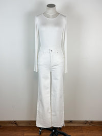 Risen Lydia Tummy Control Slim Straight in White