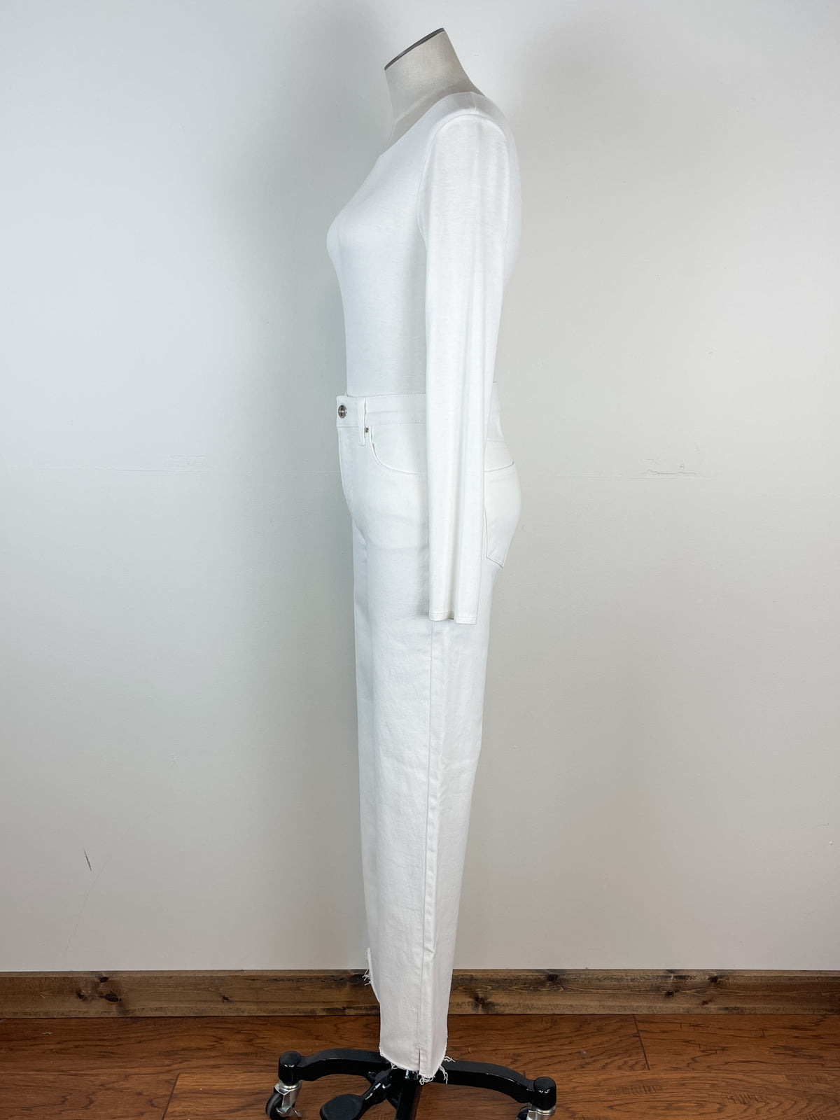 Risen Lydia Tummy Control Slim Straight in White