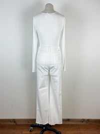 Risen Lydia Tummy Control Slim Straight in White