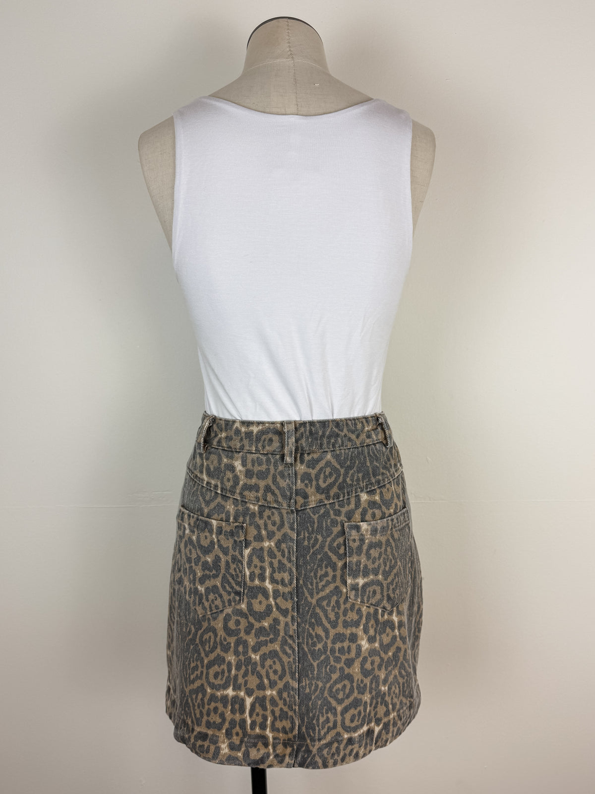 Kennedy Leopard Skirt in Mocha