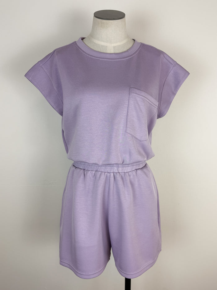 Anna Romper in Lilac
