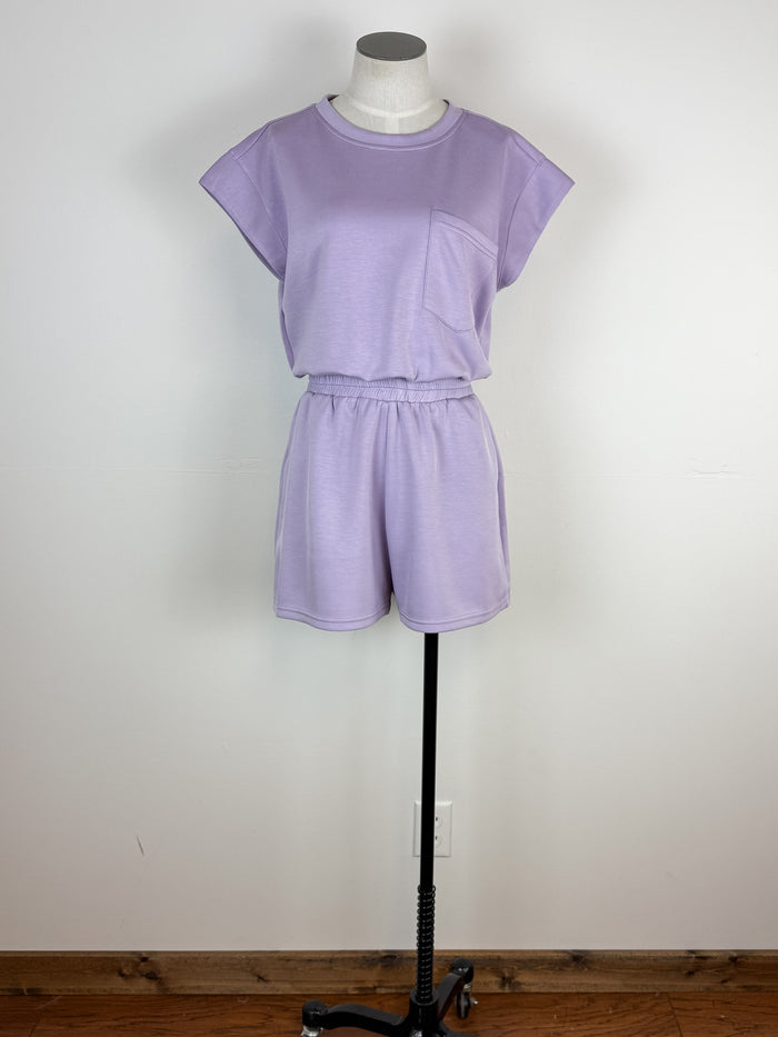 Anna Romper in Lilac
