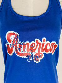 America Tank in Blue