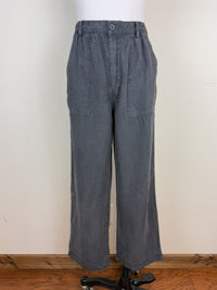 Cora Wide Leg Pant in Charcoal