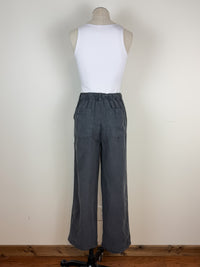 Cora Wide Leg Pant in Charcoal