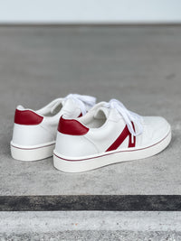 MIA Krew Sneaker in White/Crimson