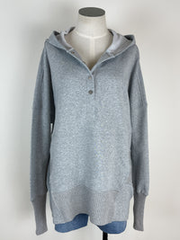 Vivi Oversized Pullover in Heather Grey