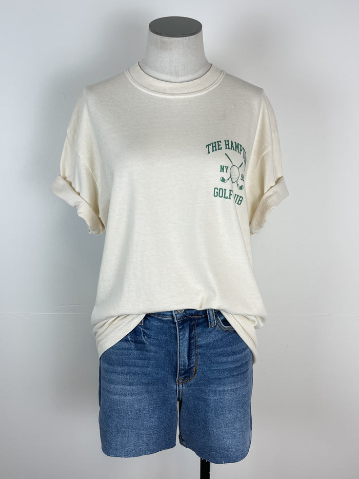 Hamptons Golf Club Tee in Ivory