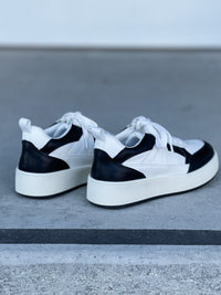 MIA Dice Sneaker in Black/White
