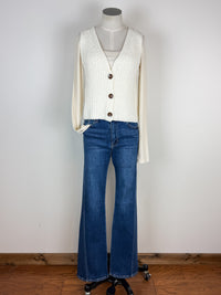 Aurora Sweater Vest in Off White