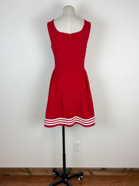 Eliana Game Day Dress in Red