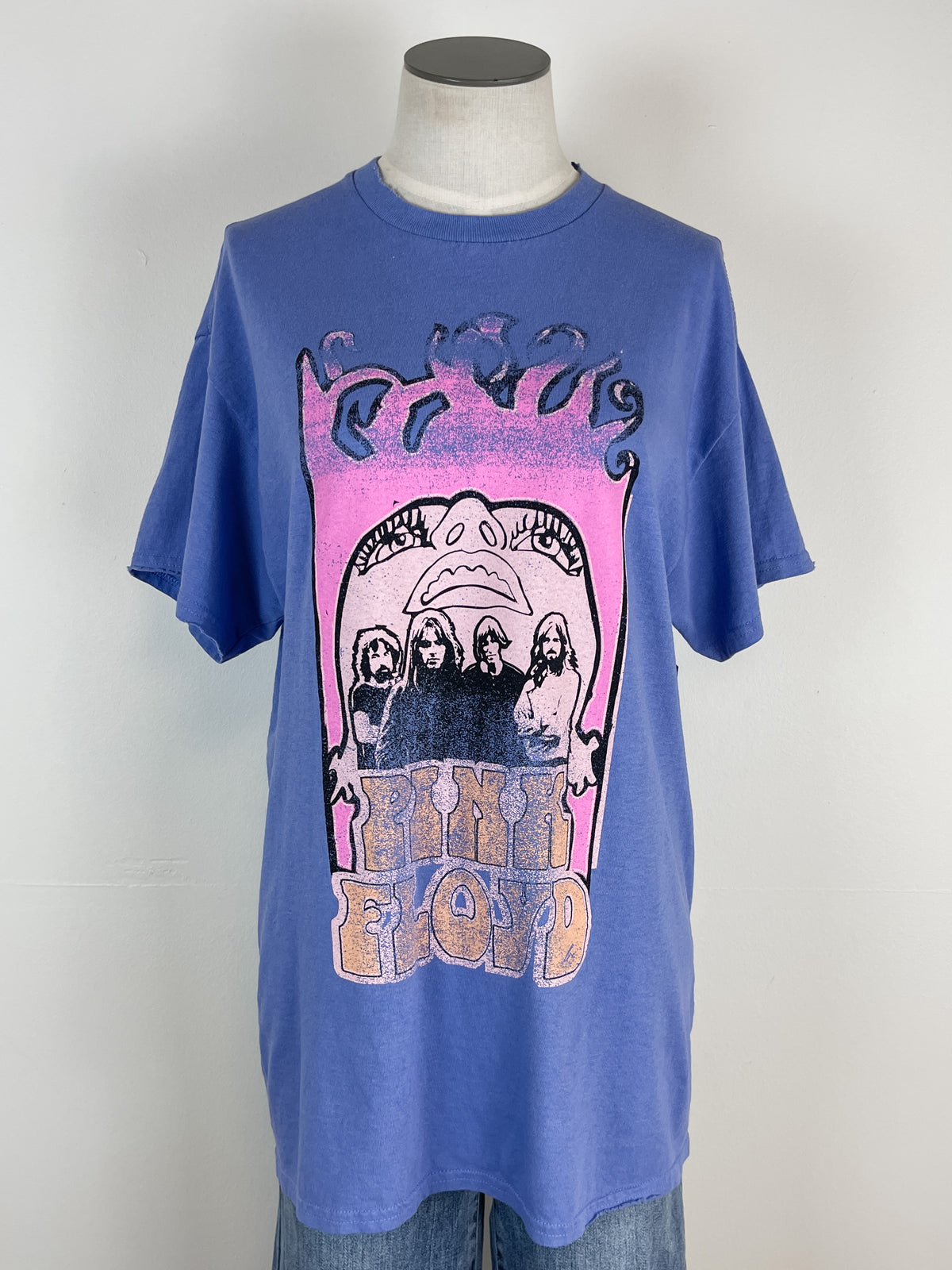 Pink Floyd Festival Tee in Violet Pink