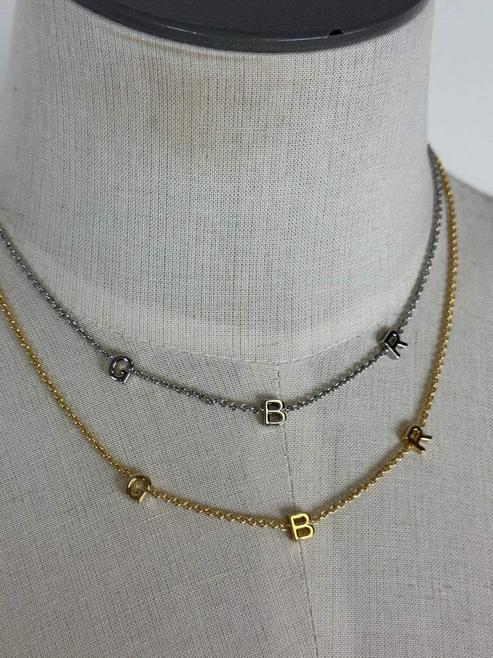 Nickel and Suede GBR Necklace