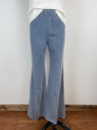 Split Leg Flare in Denim