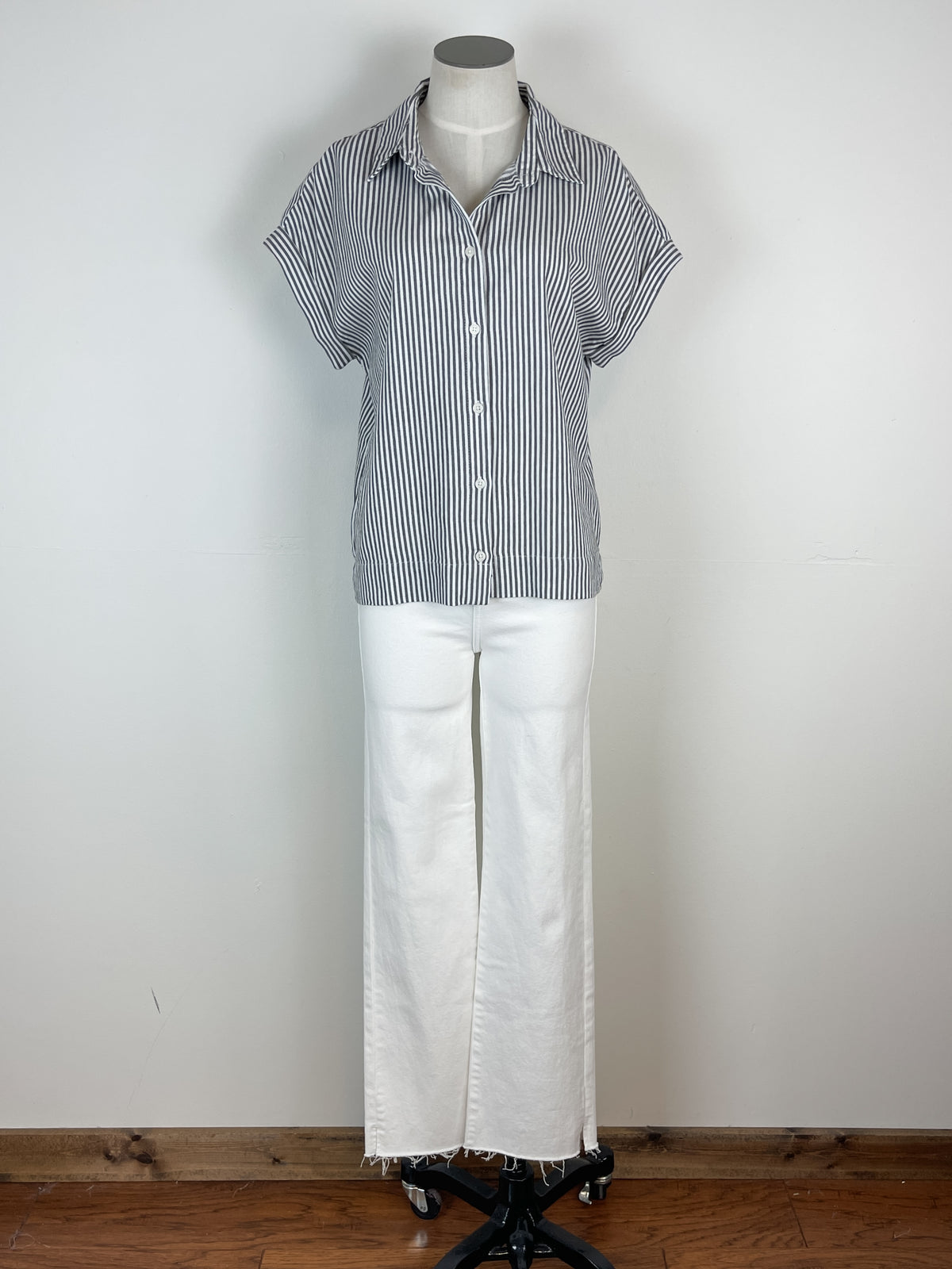 Risen Lydia Tummy Control Slim Straight in White