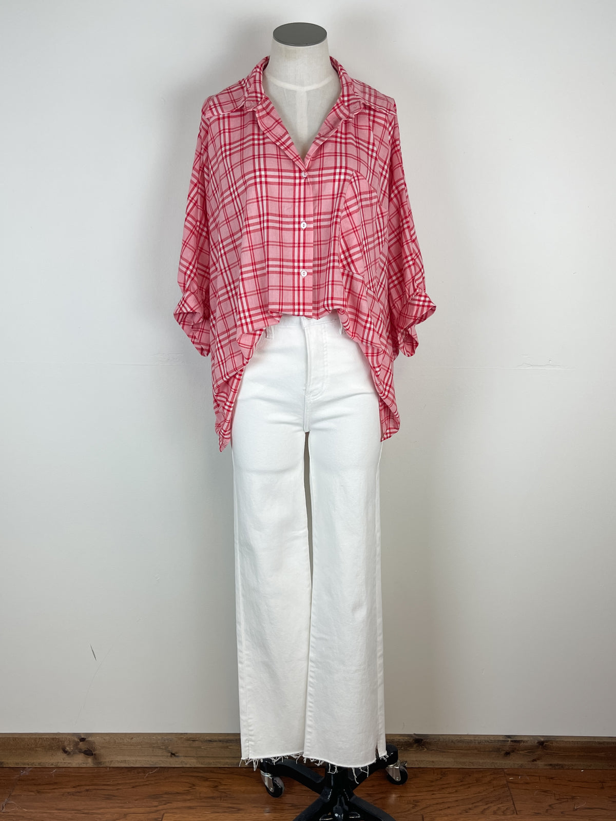 Risen Lydia Tummy Control Slim Straight in White