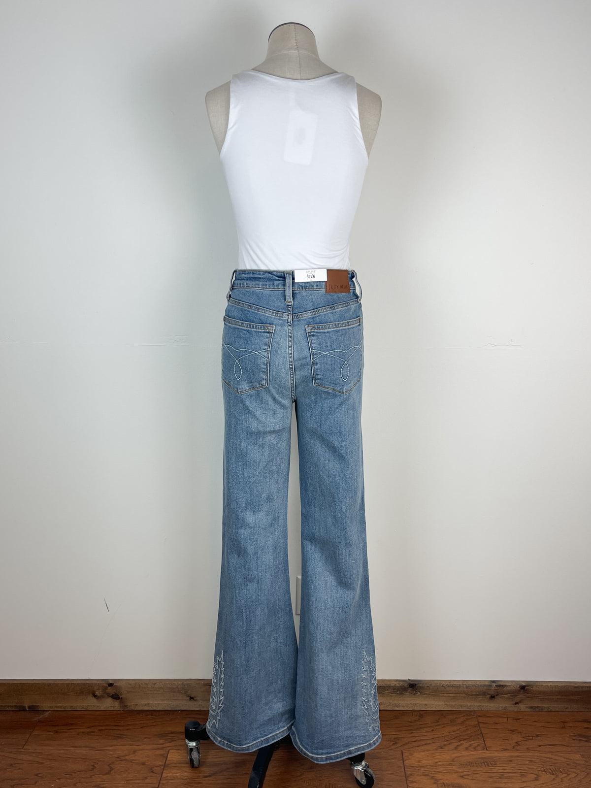 Judy Blue Grace Western Embroidered Flare