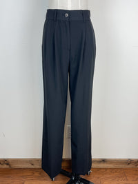 Jocelyn Wide Leg Trouser in Black
