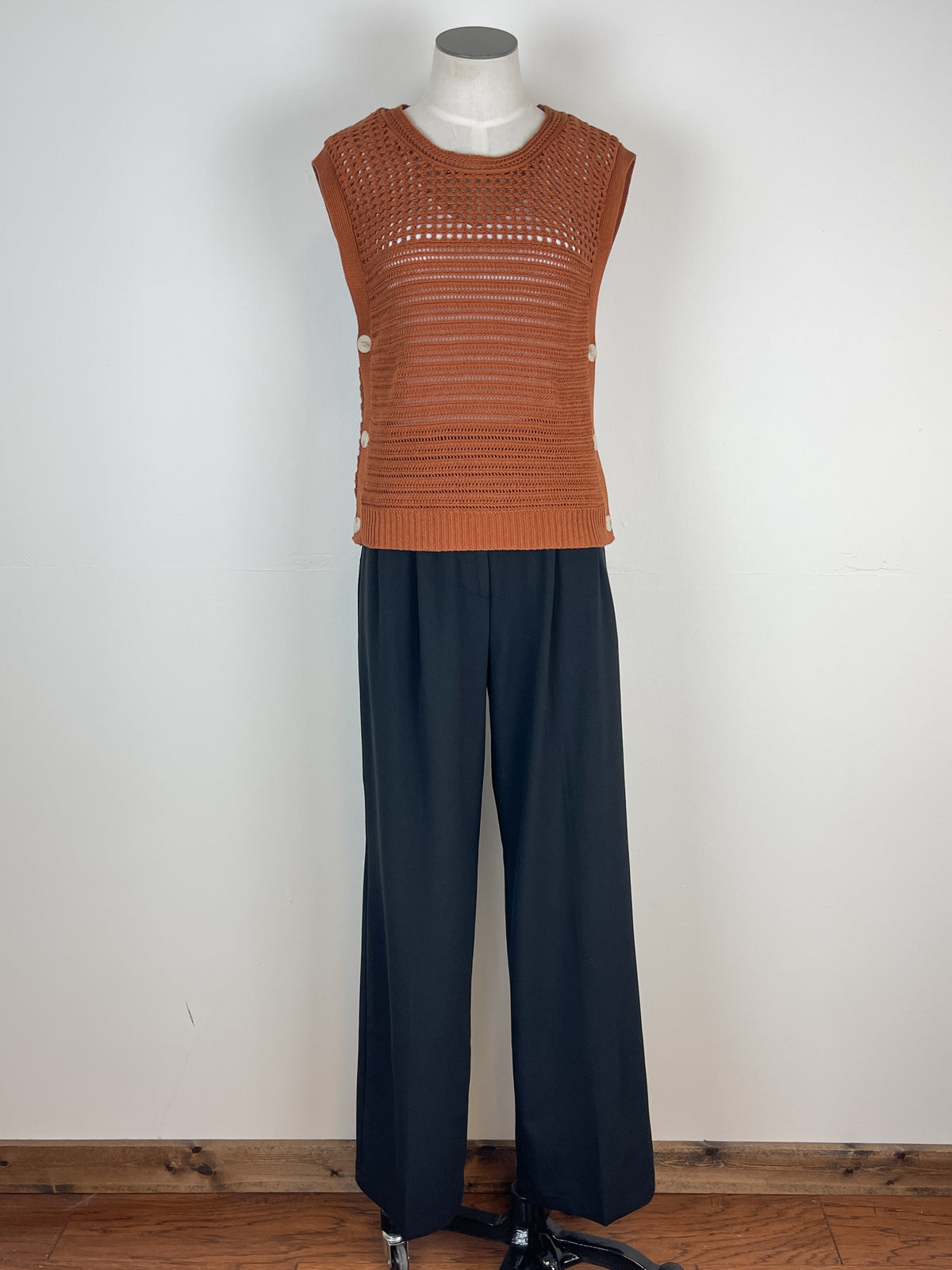 Jocelyn Wide Leg Trouser in Black