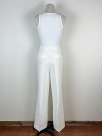 Jocelyn Wide Leg Trouser in Cream