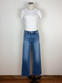 Risen Brianna Mid Rise Cropped Wide Leg
