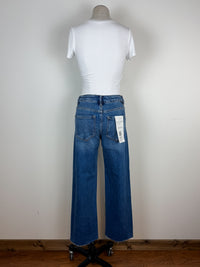 Risen Brianna Mid Rise Cropped Wide Leg
