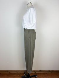 Demi Scuba Cropped Pant in Olive