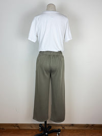 Demi Scuba Cropped Pant in Olive