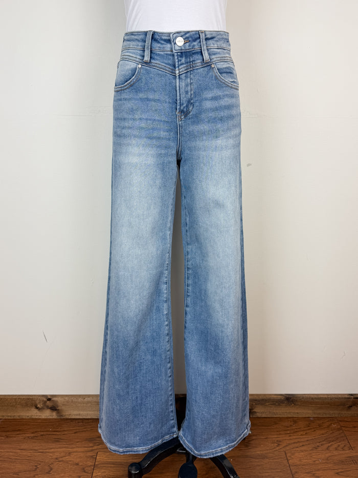 Risen Delaney High Rise Front Yoke Wide Leg
