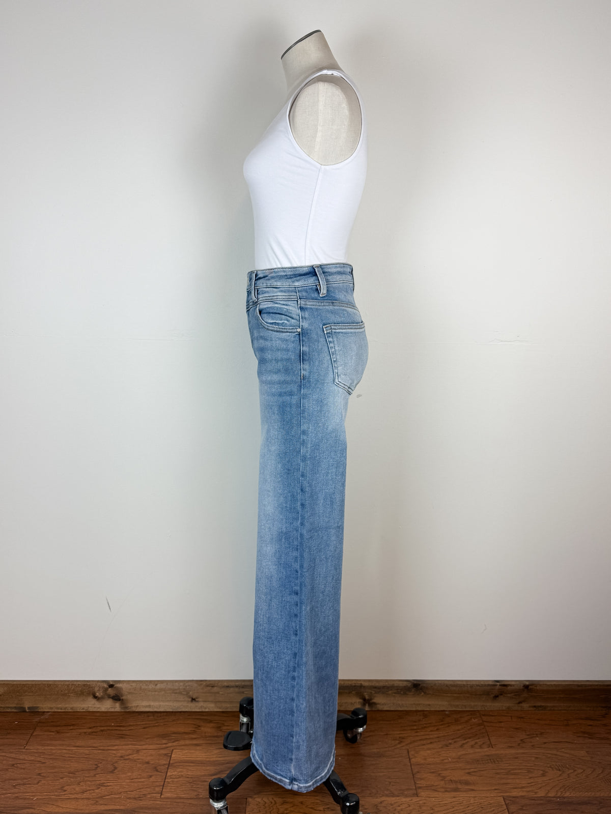 Risen Delaney High Rise Front Yoke Wide Leg