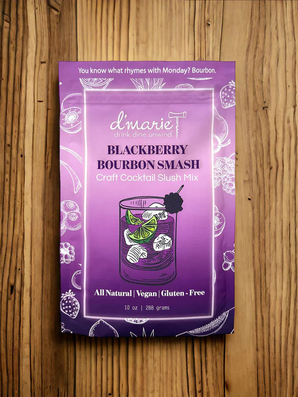 D'Marie Blackberry Bourbon Smash Drink Mix