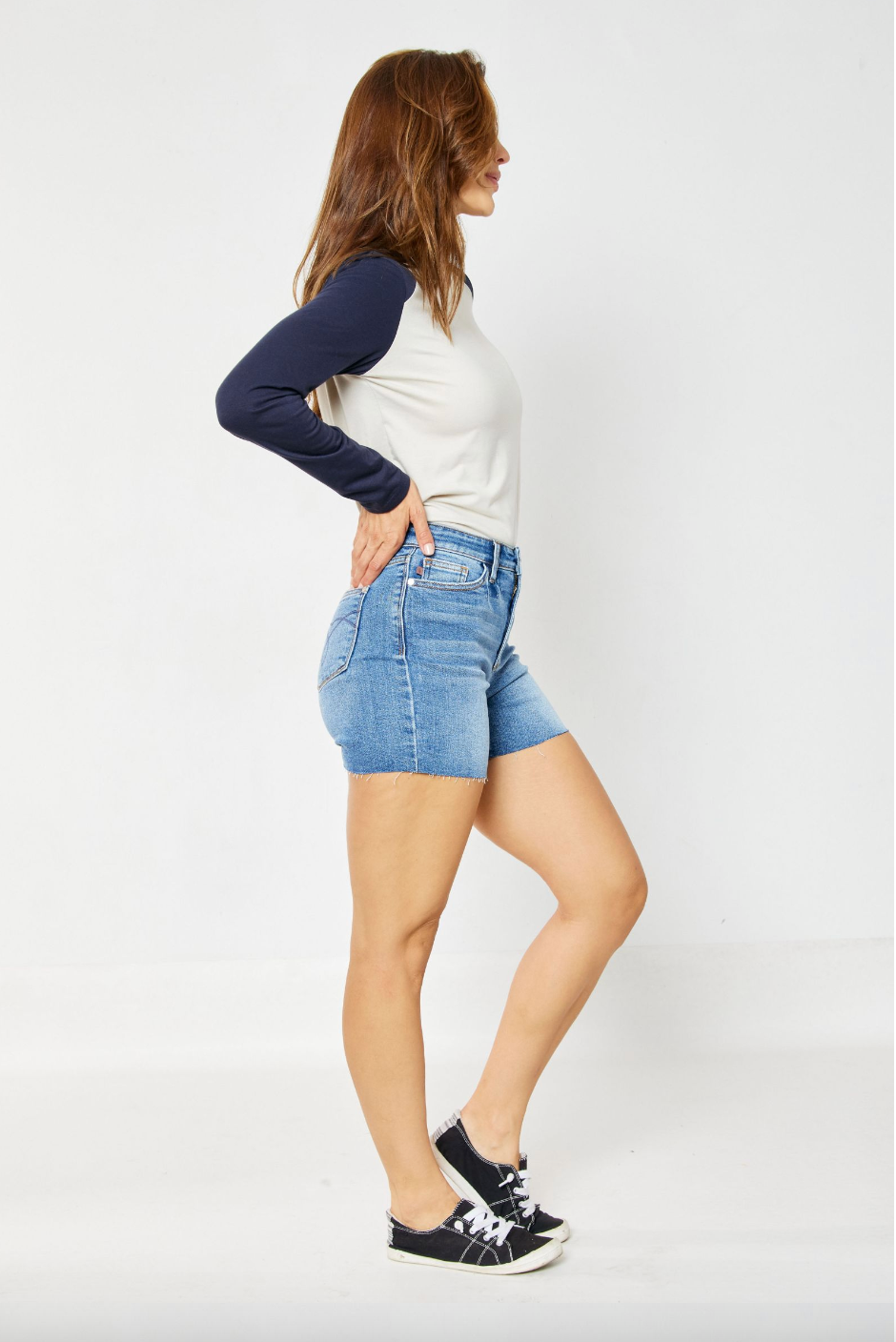 Judy Blue Willa High Waist Cutoff Shorts