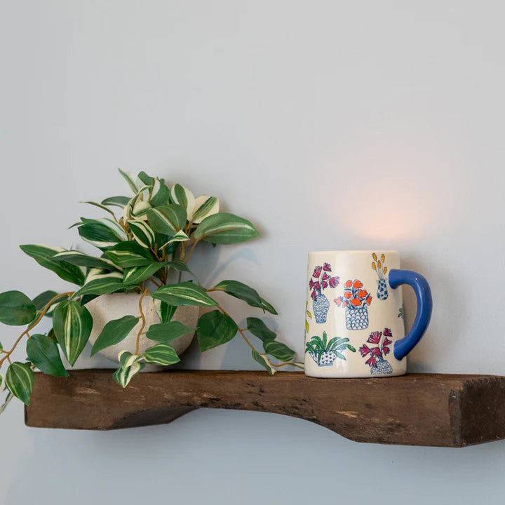 Sweet Grace Plant Mug Candle