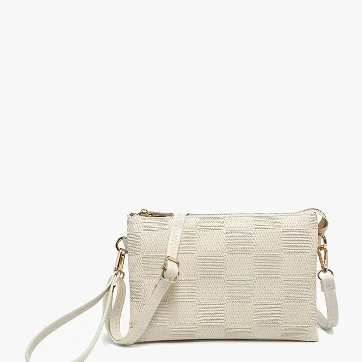 Izzy Checkered Crossbody