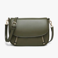 Lindsay Dual Zip Flapover Crossbody