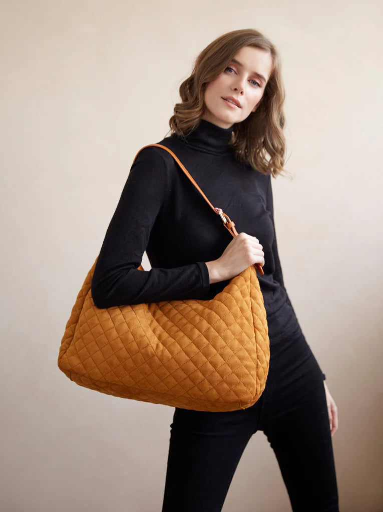 Hale Quilted Hobo Bag