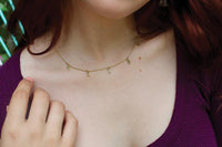 Lucky Feather Feathers of Fab Dangle Necklace
