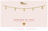 Lucky Feather Bunches of Love Dangle Necklace