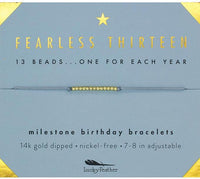 Lucky Feather Birthday Celebration Bracelets