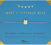 Lucky Feather Birthday Celebration Bracelets