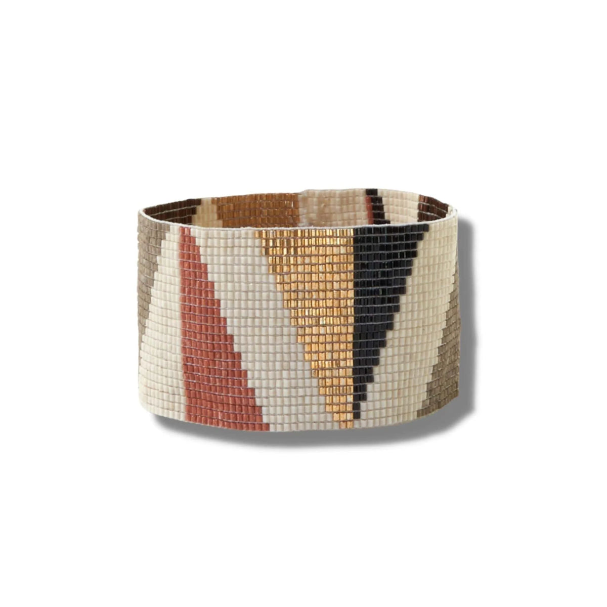 Ink + Alloy Stretch Luxe Beaded Cuff Bracelet