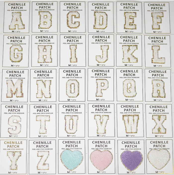 Chenille Letter Patches