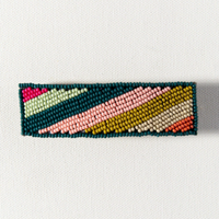 Ink + Alloy Beaded Beaded Barrette