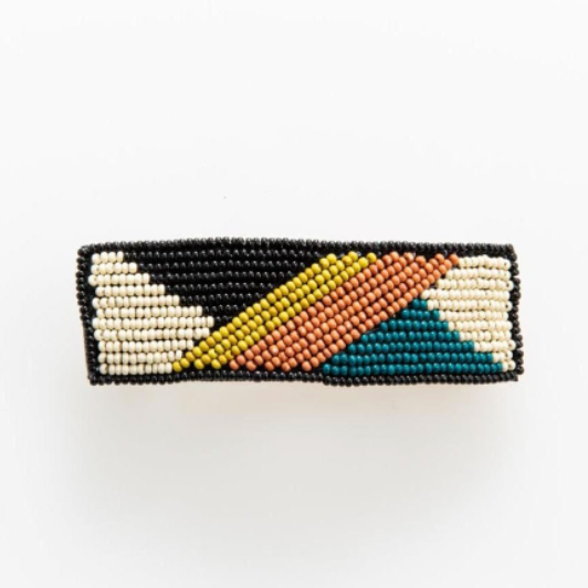 Ink + Alloy Beaded Beaded Barrette